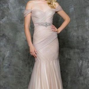 Elegant•Nude•Rhinestone•Size12•Beautiful fit•